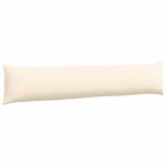 vidaXL Coussins de canapé 2 Pièces Crème 200 x 40 cm