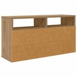 vidaXL Basboard 72 x 22 5 x 38 cm Chêne artisanal