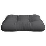 vidaXL Coussin de palette anthracite 60x61 5x10 cm tissu