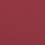 vidaXL Coussin de banc de jardin rouge bordeaux 110x50x7 cm