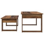 vidaXL Ensemble de tables basses 2 Pièces Bois ancien Bois d'ingénierie