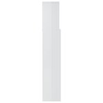 vidaXL Armoire de tête de lit Blanc brillant 180x19x103 5 cm