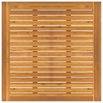 vidaXL Ensemble de salle à manger pour jardin 5 Pièces Marron