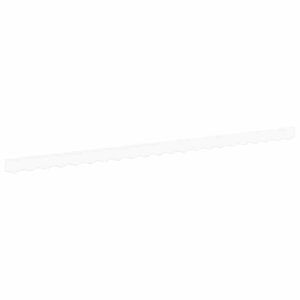 vidaXL Lambrequin de rechange pour 5 m Blanc Polyester