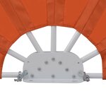 vidaXL Auvent latéral pliable de terrasse Terre cuite 200 cm
