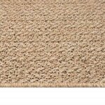 vidaXL Tapis ZIZUR beige 240x240 cm aspect de jute intérieur extérieur