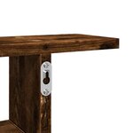 vidaXL Étagères murales 2 Pièces chêne fumé 38x12x38 cm bois d'ingénierie