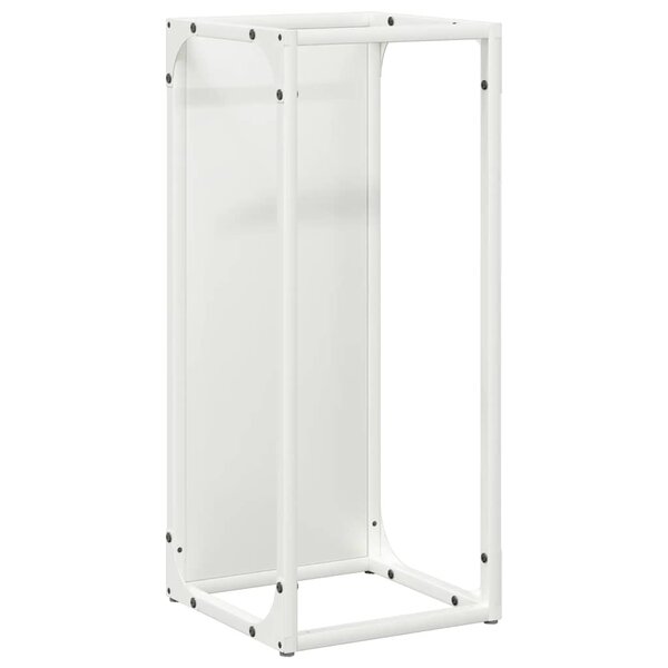 vidaXL Portant de bois chauffage blanc 25x25x60 cm