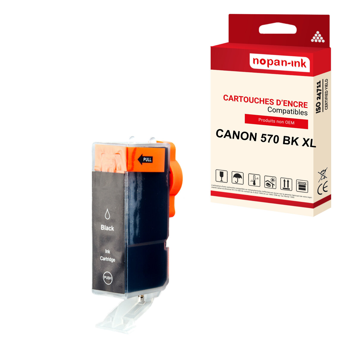 Nopan-ink - x1 cartouche canon 570 xl 570xl compatible - La Poste