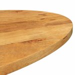 vidaXL Dessus de table 110x50x2 5 cm ovale bois massif de manguier