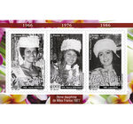 Carnet 6 timbres - Polynésie Française - Carnet Miss Tahiti