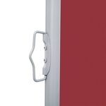 vidaXL Auvent latéral rétractable Rouge 120 x 600 cm