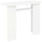 vidaXL Table console Blanc 100 x 39 5 x 75 cm Bois d'ingénierie