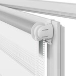 Store enrouleur tamisant 120 x 175 cm blanc