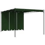 vidaXL Pavillon 4 x 3 x 2 3 m Vert Polyester et Acier