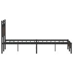 vidaXL Cadre de lit sans matelas chêne marron 120x190 cm