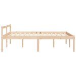 vidaXL Lit pour personne âgée sans matelas 120x200 cm bois pin massif