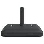 vidaXL Base de parasol avec poignées pour mâts Ø38 / 48 mm 27 kg carré