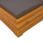 vidaXL Ensemble de salon de jardin 2 Pièce Marron Bois d'Acacia Massif