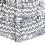 Vidaxl pouf modulaire à 2 places gris clair tissu
