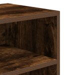 vidaXL Bibliothèque chêne fumé 60x30x71 5 cm bois d'ingénierie