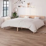vidaXL Cadre de lit sans matelas bois massif 200x200 cm
