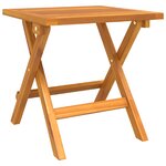 vidaXL Ensemble de 3 transats avec table d'appoint en bois d'acacia massif