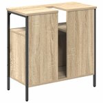 vidaXL Vanité Murale Chêne Clair Bois d'Ingénierie 60 x 30 x 60 cm