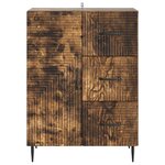 vidaXL Buffet Chêne fumé 66 x 34 5 x 89 5 cm Bois d'ingénierie