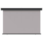 vidaXL Auvent latéral de balcon gris foncé 165x250 cm