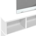 vidaXL Coiffeuse avec miroir blanc 80x41x144 5 cm