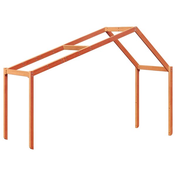 vidaXL Toit de lit pour enfants 203x95 5x142 cm bois de pin massif