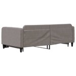 vidaXL Lit de jour avec lit gigogne taupe 100x200 cm tissu