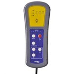 vidaXL Chaise de massage Crème 70.5 x 96.5 x 95 cm Tissu et métal