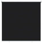 vidaXL Store enrouleur Protection UV Noir 140 x 140 cm Polyester