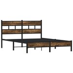 vidaXL Cadre de lit sans matelas avec tête de lit 160x200 cm