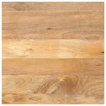 vidaXL Dessus de table 70x70x3 8 cm carré bois massif manguier