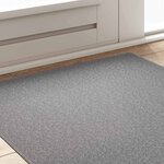 vidaXL Tapis Couloir Gris clair 100 x 100 cm 100 Polypropylène