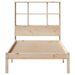 vidaXL Lit bibliothèque sans matelas 90x200 cm bois de pin massif