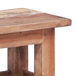 vidaXL Tables gigognes 2 Pièces bois d'acajou massif