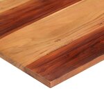 vidaXL Dessus de table bois massif d'acacia 25-27 mm 70x80 cm