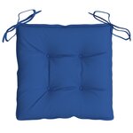 vidaXL Coussins de chaise 6 Pièces bleu 50x50x7 cm tissu oxford