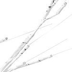 vidaXL Sapin de Noël 140 LED blanc froid Saule 1 5 m Int/Ext