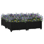 vidaXL Lit surélevé 80x80x23 cm Polypropylène
