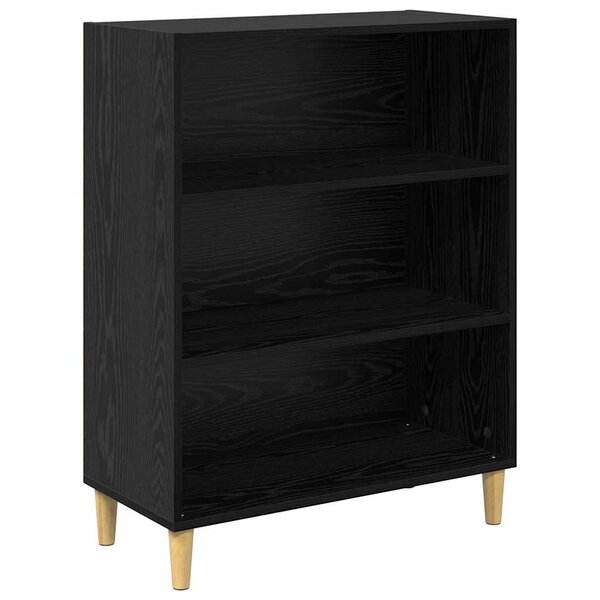 vidaXL Buffet Chêne noir 69 5 x 32 5 x 90 cm Bois d'ingénierie