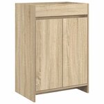 vidaXL Meuble sous lavabo de salle de bain Chêne Sonoma