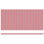 vidaXL Auvent rétractable à rayures rouges et blanches 600x350 cm