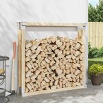 Aide à l'empilement de bois de chauffage 12 Pièces Argenté Acier