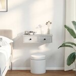 vidaXL Étagère murale avec tiroirs gris béton bois d'ingénierie