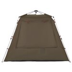 vidaXL Tente de pêche 4 personnes vert olive libération rapide